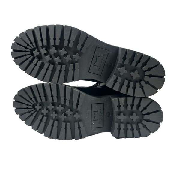 Marc Fisher LTD Nairy Leather Lace-Up Booties - Size 8 - Picture 8 of 9